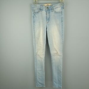 Hollister Light Wash Super Skinny High Rise Jeans